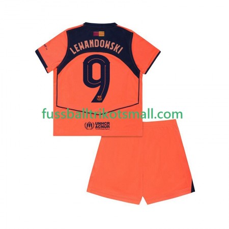 Fußballtrikots FC Barcelona Robert Lewandowski 9 UCL Kinder 2025-2026 Kurzarm 3rd trikot kaufen